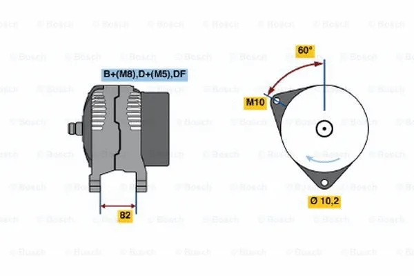 Alternator (0 123 520 027)