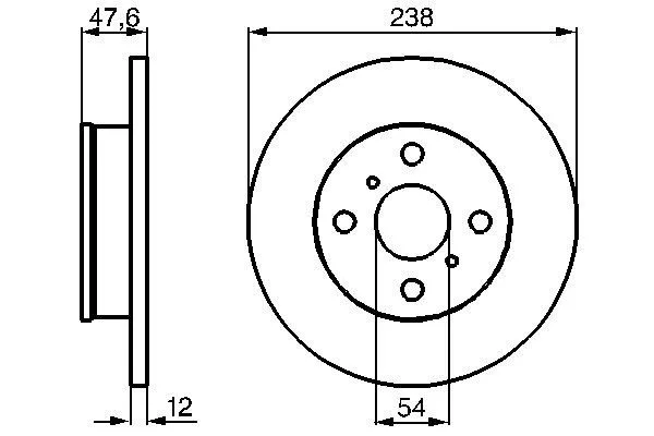 Brake Disc (0 986 478 506)