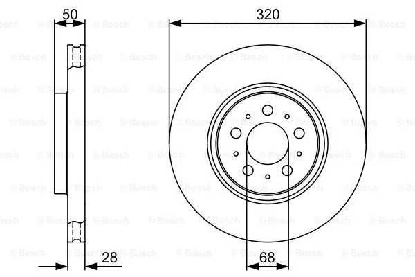 Brake Disc (0 986 479 321)