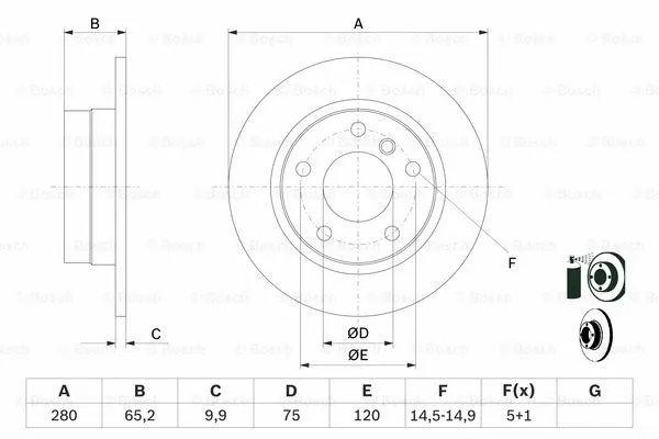 Brake Disc (0 986 479 217)