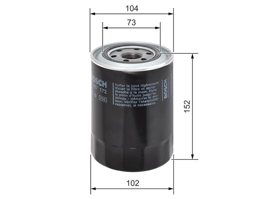 Oil Filter (F 026 407 172)