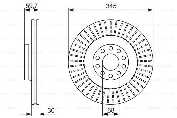 Brake Disc (0 986 479 589)