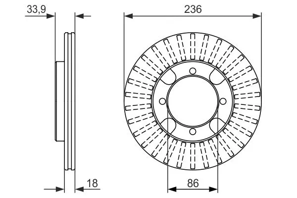 Brake Disc (0 986 479 851)