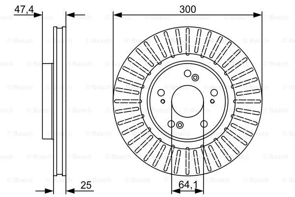 Brake Disc (0 986 479 534)