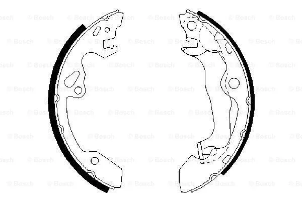 Brake Shoe Set (0 986 487 557)