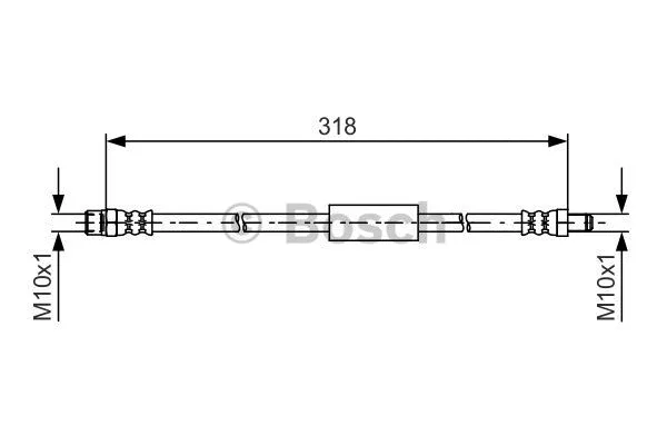 Brake Hose (1 987 481 618)