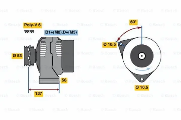 Alternator (0 124 525 143)