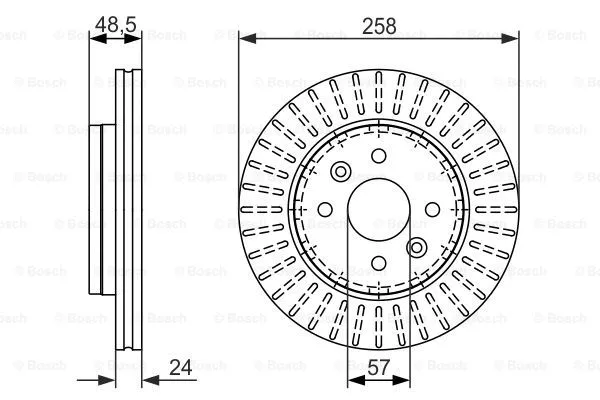 Brake Disc (0 986 479 676)
