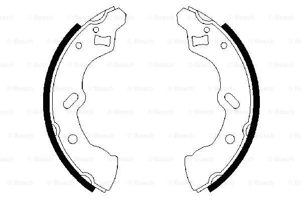 Brake Shoe Set (0 986 487 587)