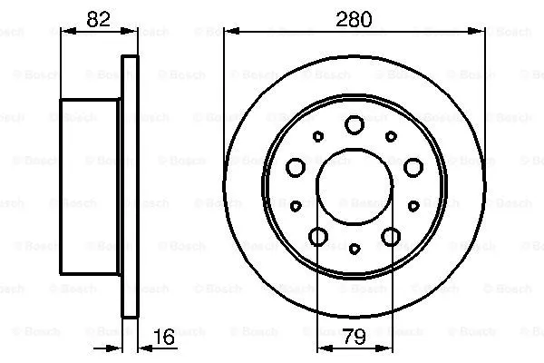 Brake Disc (0 986 479 066)