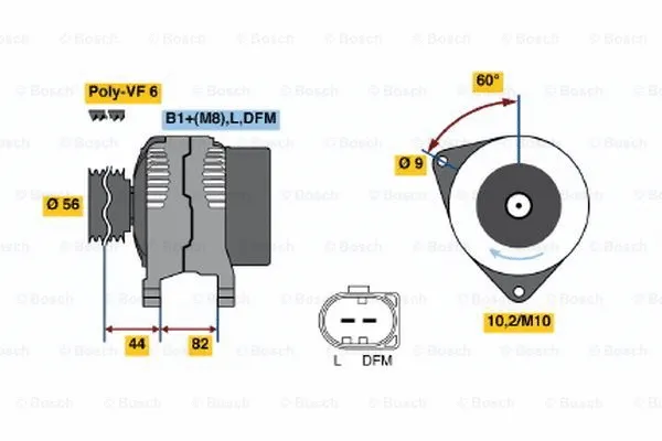 Alternator (0 124 325 020)