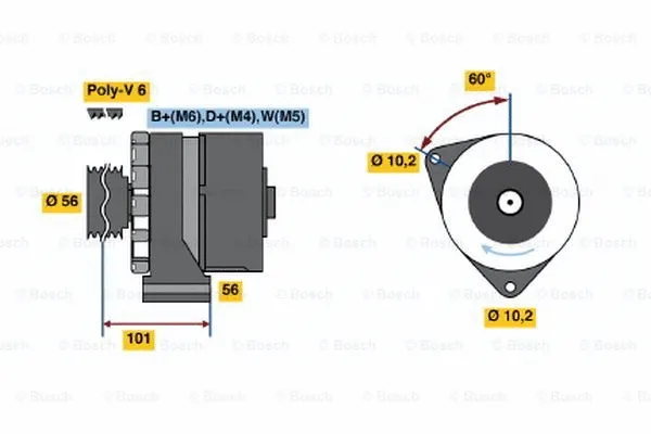 Alternator (0 120 488 133)
