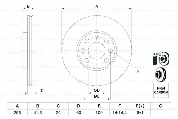 Brake Disc (0 986 478 881)