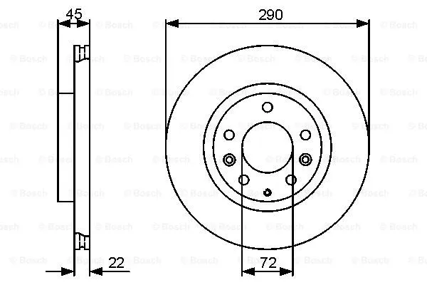 Brake Disc (0 986 479 474)