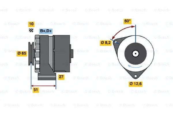 Alternator (0 986 031 090)