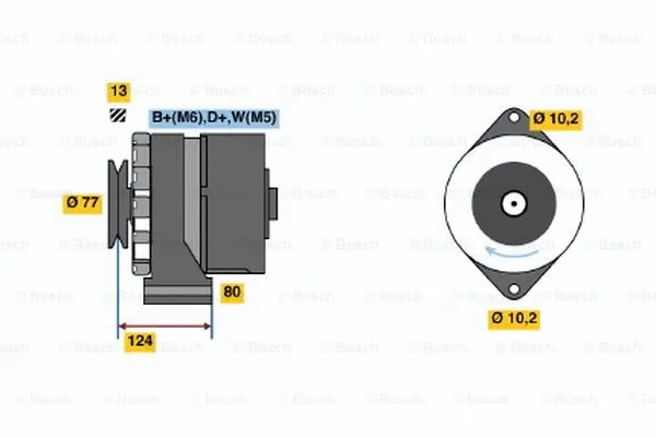 Alternator (9 120 144 122)