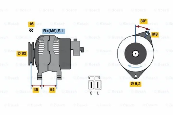 Alternator (0 986 042 281)
