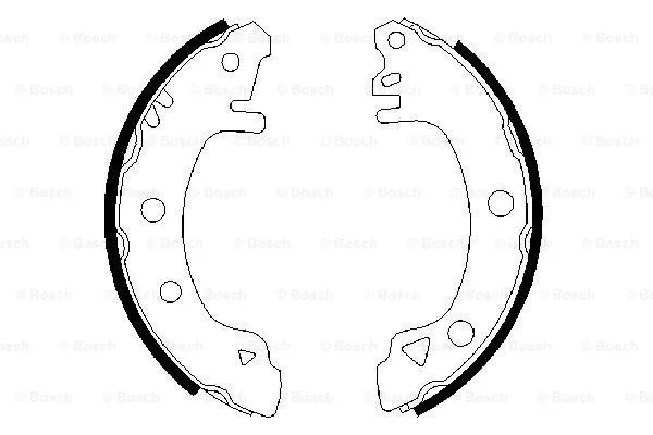 Brake Shoe Set (0 986 487 304)