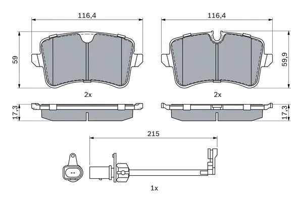 Brake Pad Set, disc brake