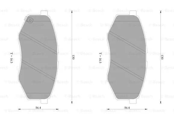 Brake Pad Set, disc brake (0 986 AB1 084)
