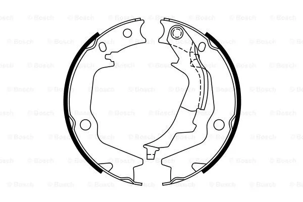 Brake Shoe Set, parking brake