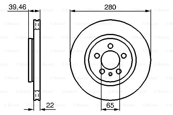Brake Disc (0 986 479 156)