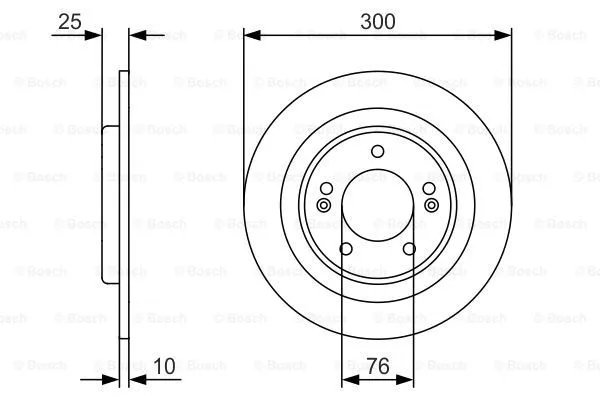 Brake Disc (0 986 479 A14)