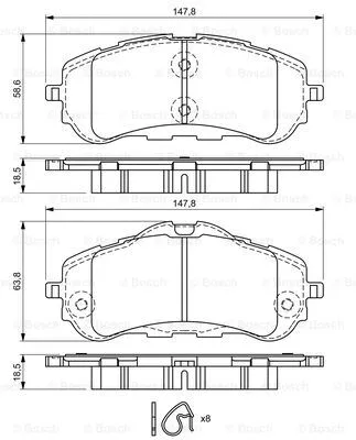 Brake Pad Set, disc brake