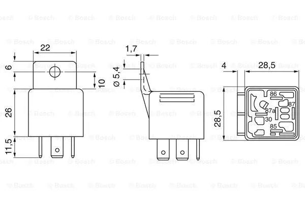 Relay, radiator fan