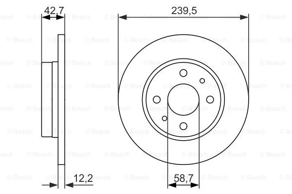 Brake Disc (0 986 479 905)