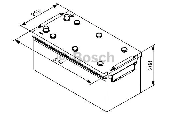 Starter Battery (0 092 T30 430)