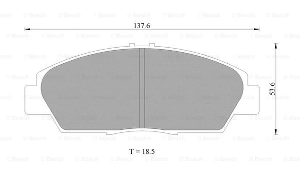 Brake Pad Set, disc brake (0 986 505 960)
