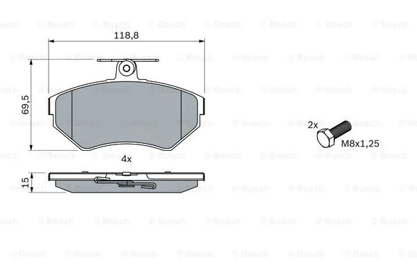 Brake Pad Set, disc brake