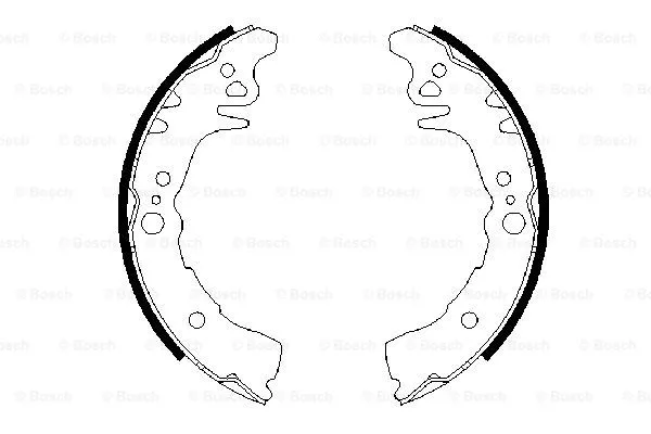 Brake Shoe Set (0 986 487 689)