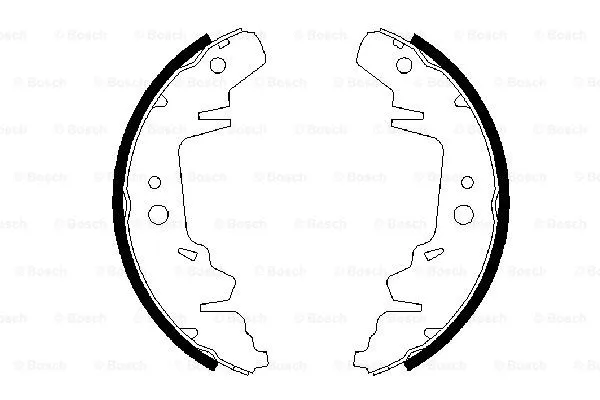 Brake Shoe Set (0 986 487 634)