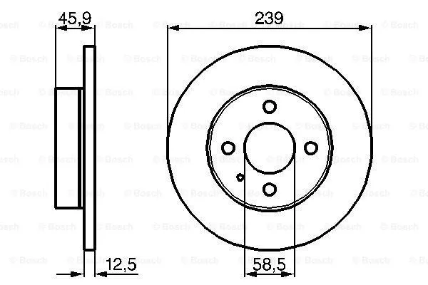 Brake Disc (0 986 478 212)