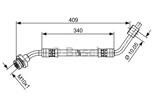 Brake Hose (1 987 481 491)