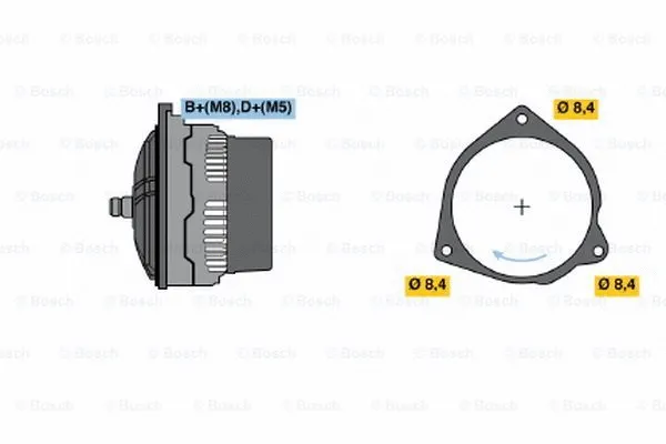Alternator (0 123 105 002)