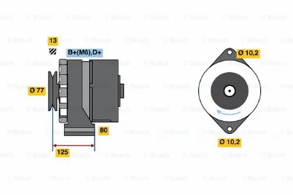 Alternator (9 120 144 101)