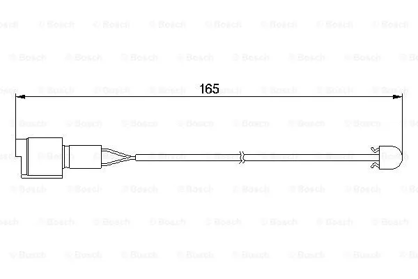 Warning Contact, brake pad wear (1 987 474 903)