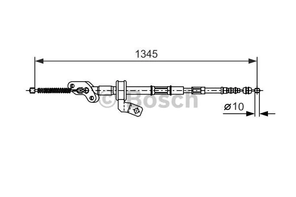Cable Pull, parking brake (1 987 477 547)
