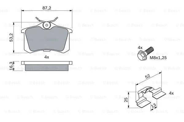 Brake Pad Set, disc brake