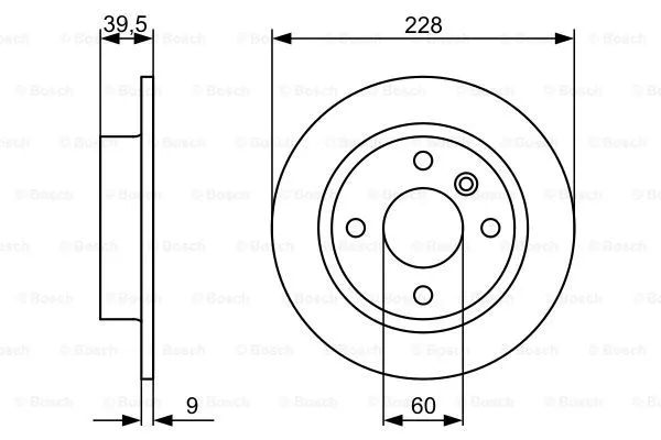 Brake Disc (0 986 478 644)