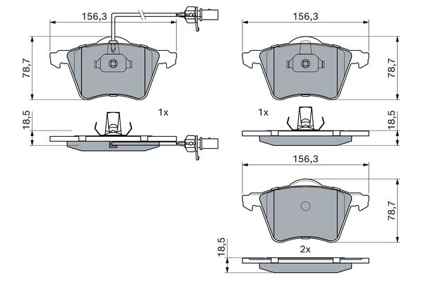 Brake Pad Set, disc brake