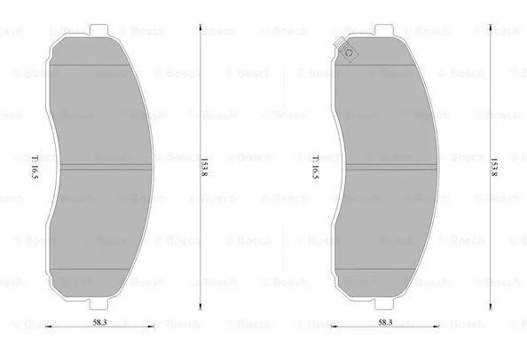 Brake Pad Set, disc brake (0 986 AB1 440)