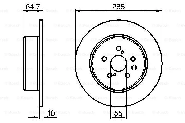 Brake Disc (0 986 479 243)