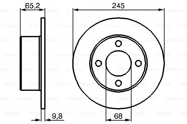 Brake Disc (0 986 478 073)