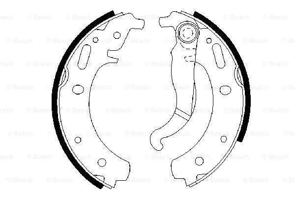 Brake Shoe Set (0 986 487 224)