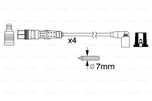 Ignition Cable Kit (0 986 356 341)