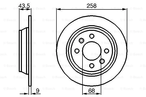 Brake Disc (0 986 478 374)